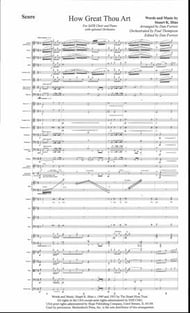 How Great Thou Art Instrumental Parts choral sheet music cover